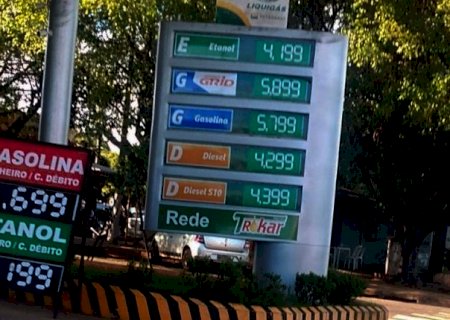 Carreata contra Reinaldo pede queda no ICMS da gasolina, um dos mais caros do país