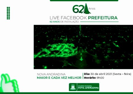 NOVA ANDRADINA 62 ANOS DE INSTALAÇÃO: DATA É CELEBRADA COM ENTREGAS DE OBRAS