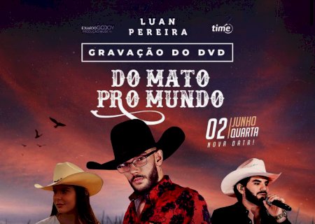 Luan Pereira grava seu primeiro DVD em Cambé-PR