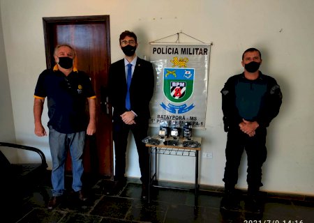 Polícia Militar recebe câmeras de filmagens individuais em Batayporã