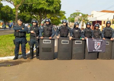 Polícia Militar participa de desfile cívico do Sete de Setembro em Nova Andradina