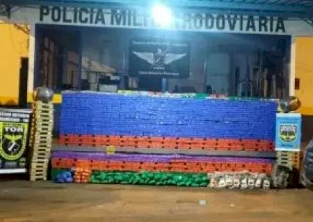 Polícia apreende carga de entorpecente avaliada em 4 milhões de reais