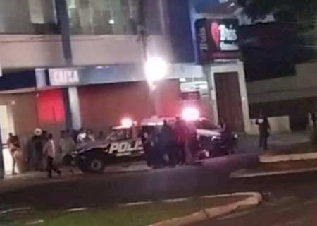 Motociclista é baleado durante perseguição policial no centro de Dourados